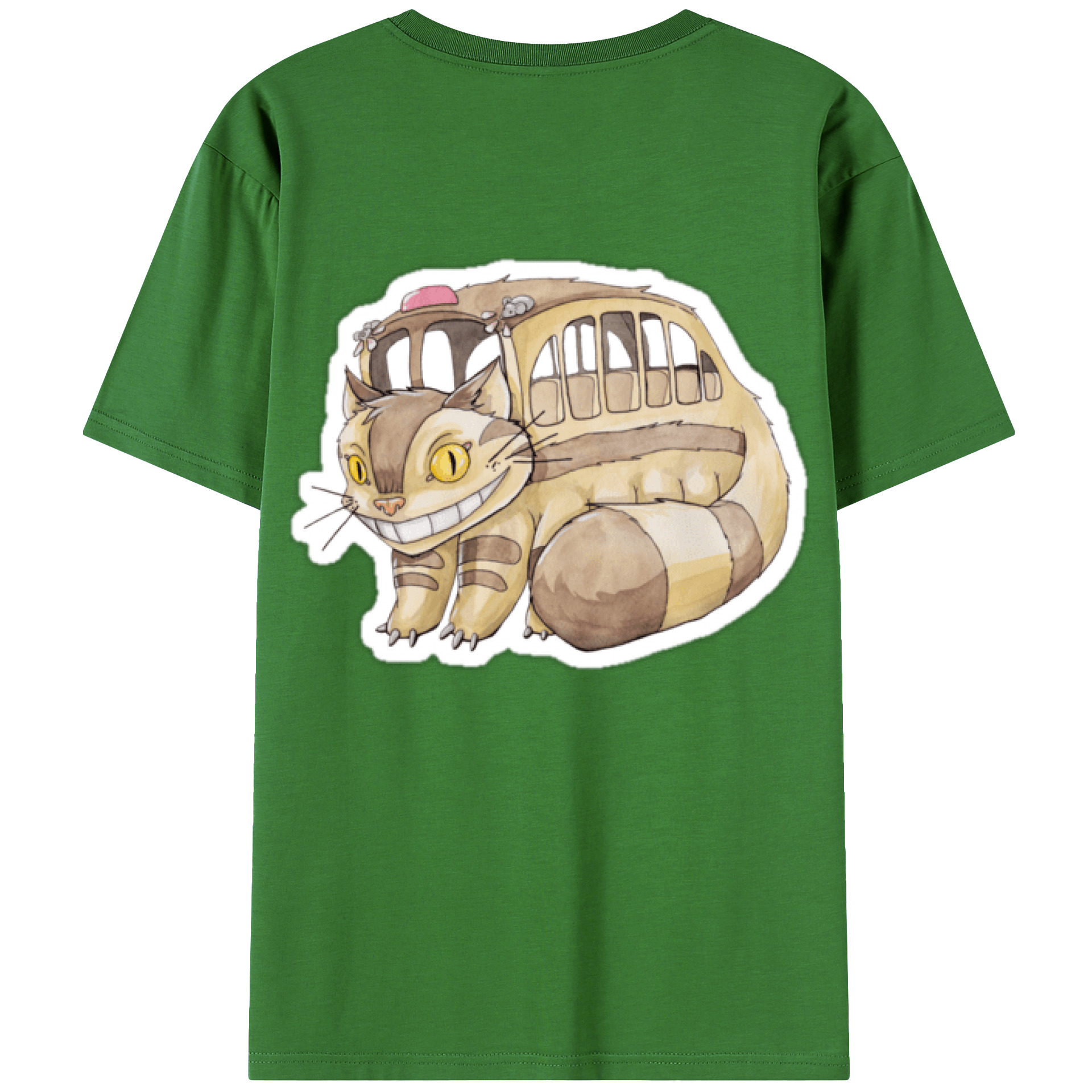（画像用） となりのトトロ 草壁メイ 草壁サツキ My Neighbor Totoro Satsuki Kusakabe Mei Kusakabe レディース半袖Tシャツ(バックプリント)